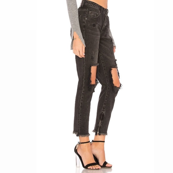 FREEBIRDS HIGH WAIST SKINNY JEAN IN DOUBLE BASS - Picture 2 of 2